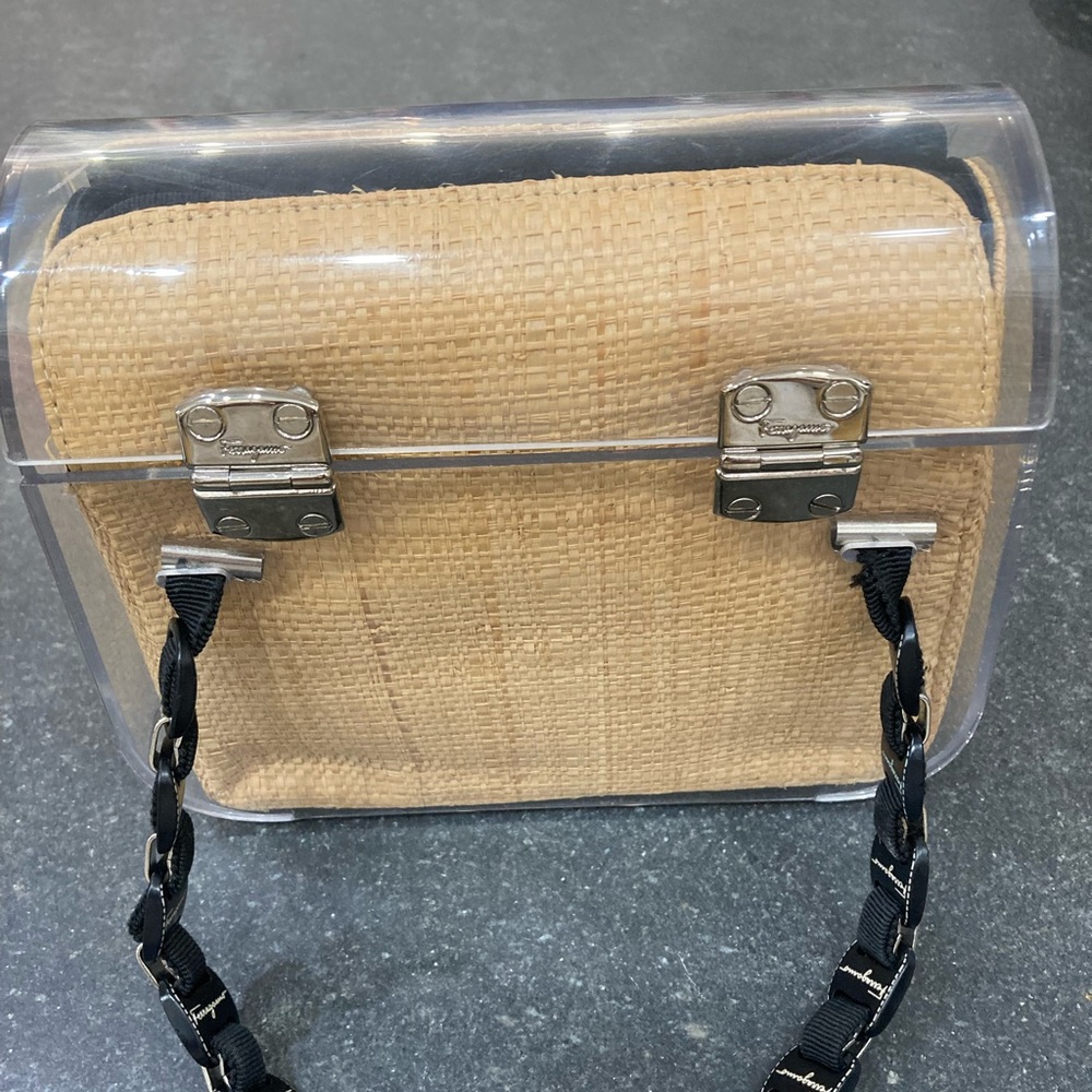 RARE❗️❗️❗️ Ferragamo lucite bag